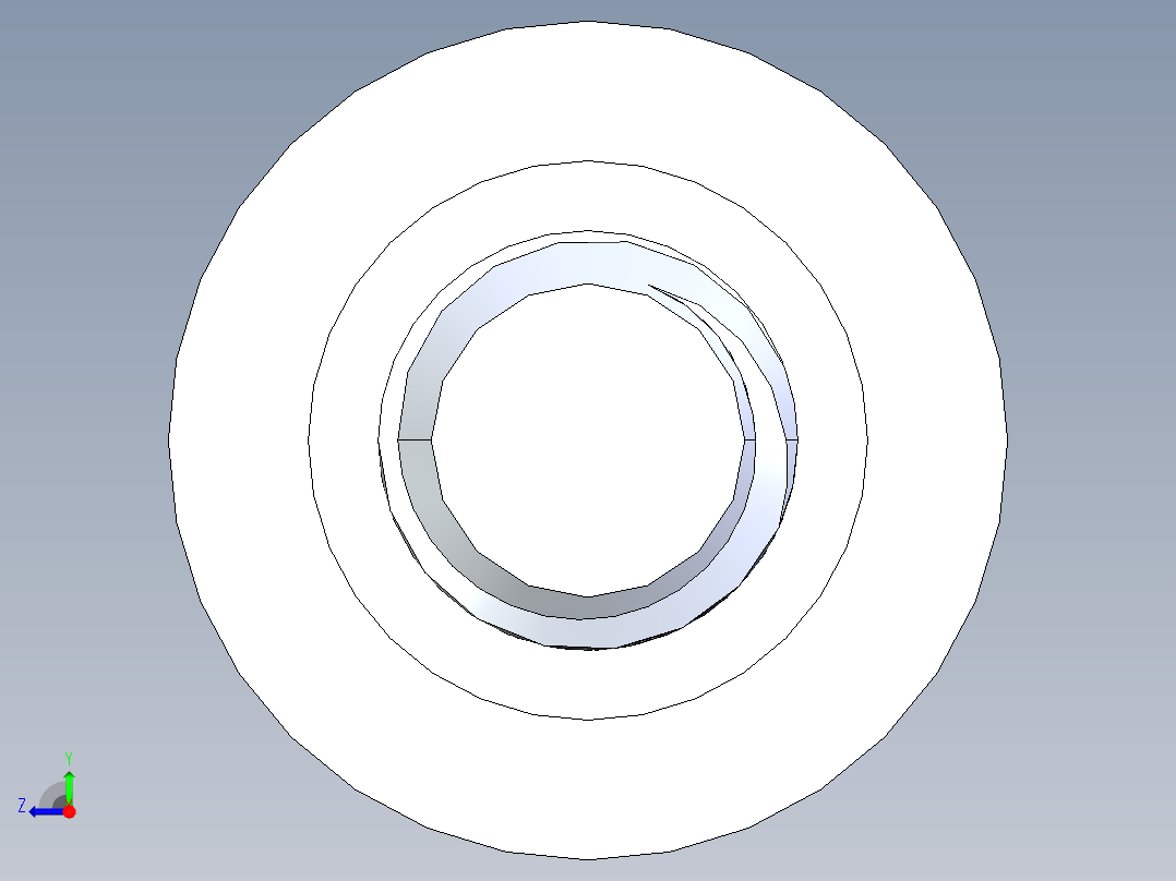 内六角螺螺栓-SB 0.375-16 x4.75右视图