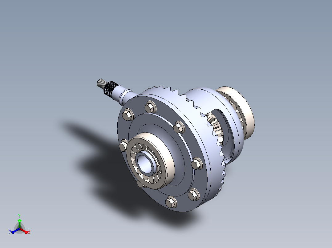 差速器正等轴测图
