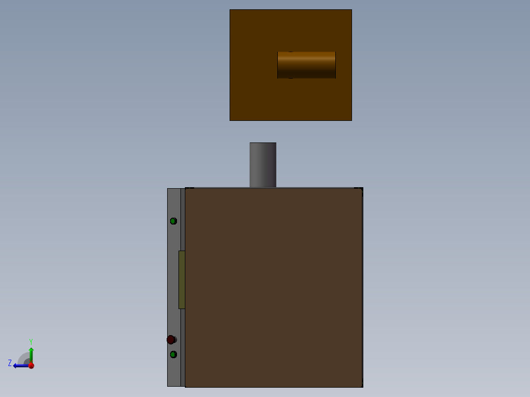 电机定子硫化清洗设备右视图