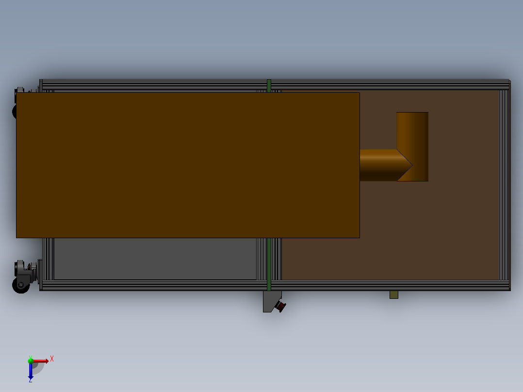 电机定子硫化清洗设备俯视图