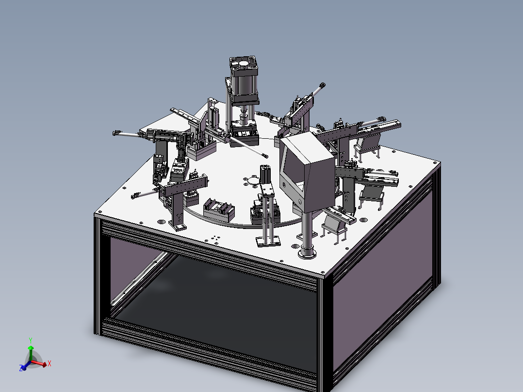 手机充电器插头组装机