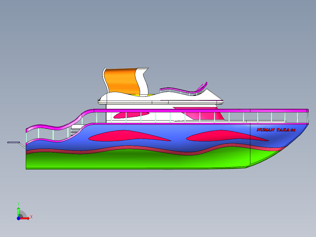 Yacht游艇前视图