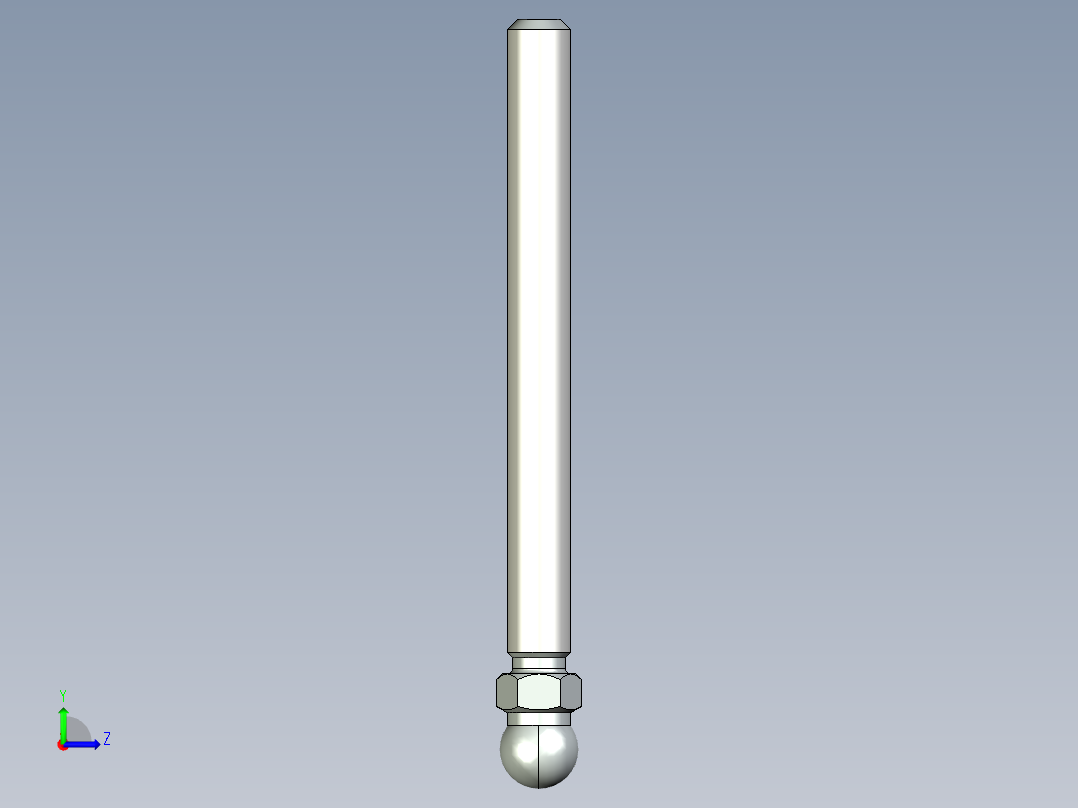 型材-KJN M12X125 THREADED ROD 098DM12125M左视图