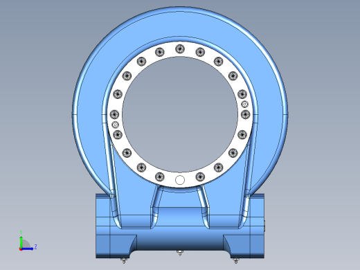 回转支撑旋转支承左视缩略图