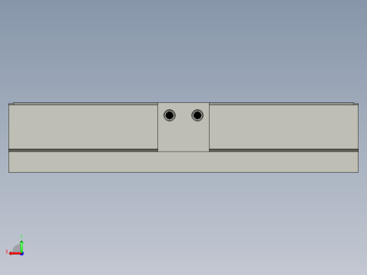 THK滚珠式有限直线运动滑座3D模型IGS格式后视缩略图