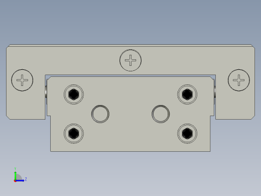 THK滚珠式有限直线运动滑座3D模型IGS格式左视缩略图