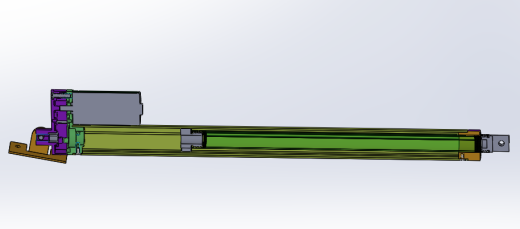 电动推杆3D装配图缩略图