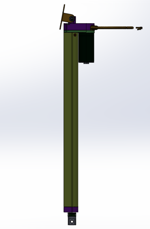 电动推杆3D装配图缩略图