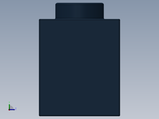 乐高机械组积木（横梁）-4528724 - 3702 Earth Blue Technic Brick 1 x 8 with Holes左视缩略图