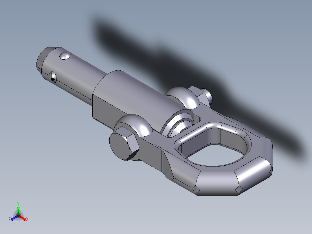 定位扣件2235-3D多系列多零件图纸模型主视图