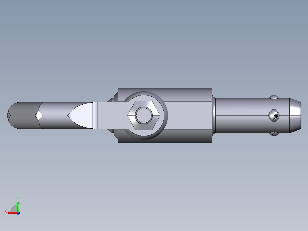 定位扣件2235-3D多系列多零件图纸模型后视图