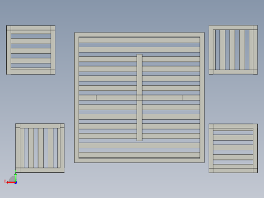 花园桌椅后视缩略图