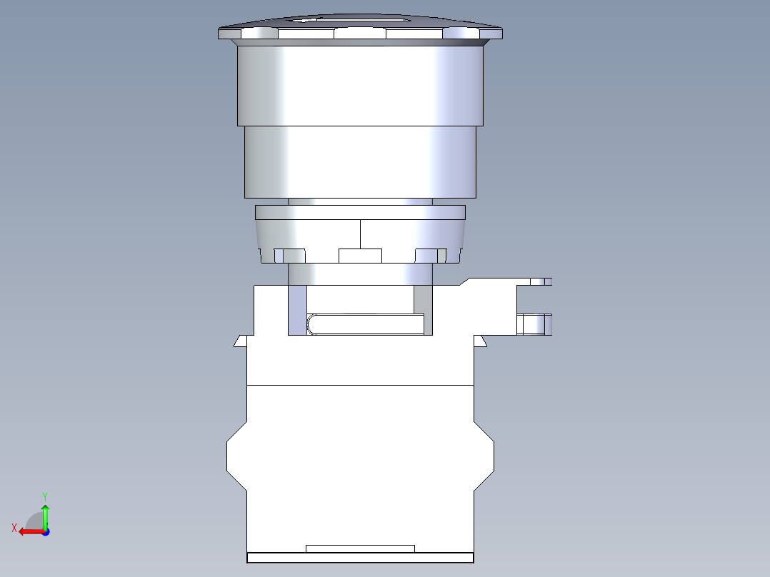 急停按钮[QG115-B1-01ZS]后视图