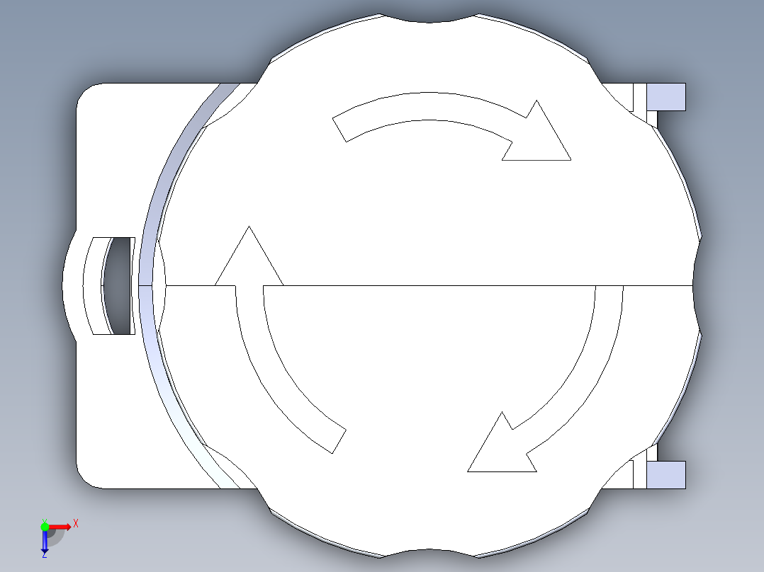 急停按钮[QG115-B1-01ZS]俯视图