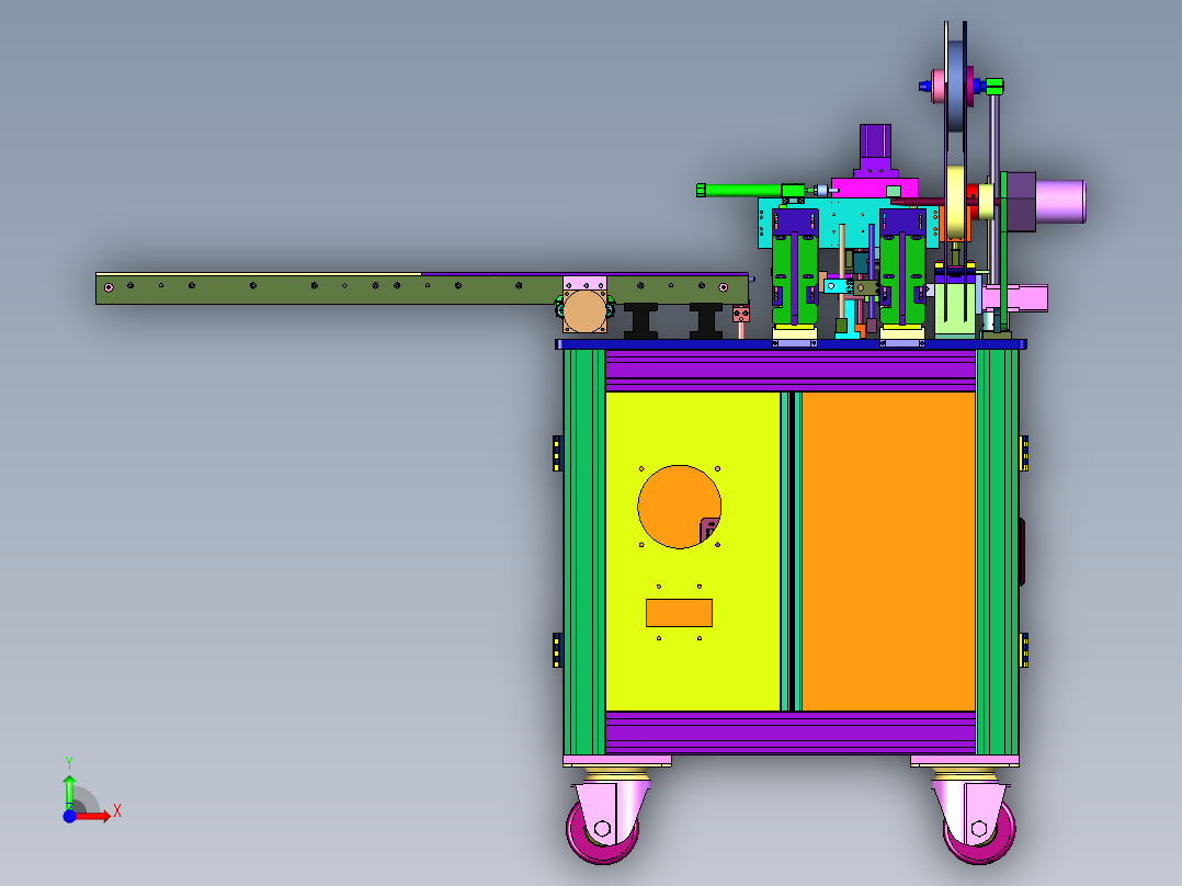 一站式全自动编带机前视图