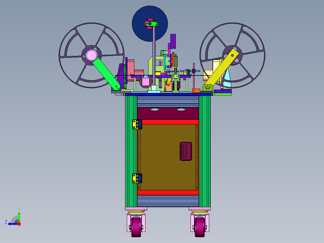 一站式全自动编带机右视图