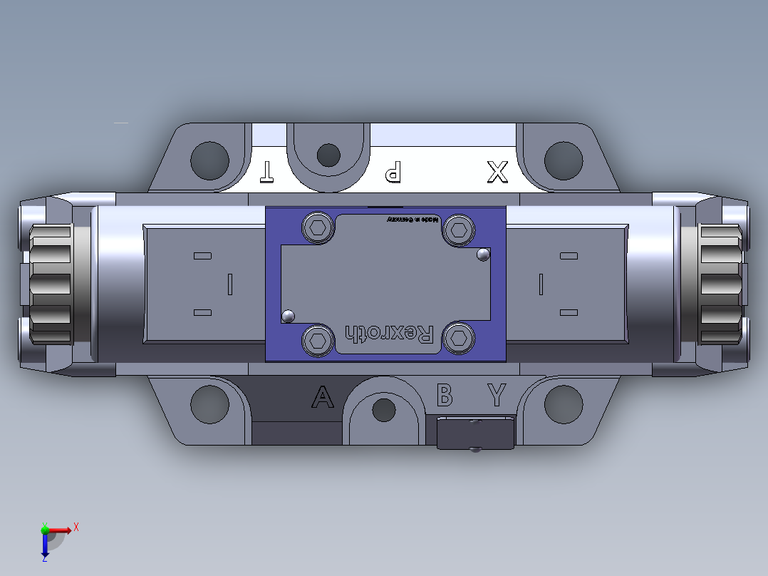 力士乐液压阀-4WEH16E俯视图