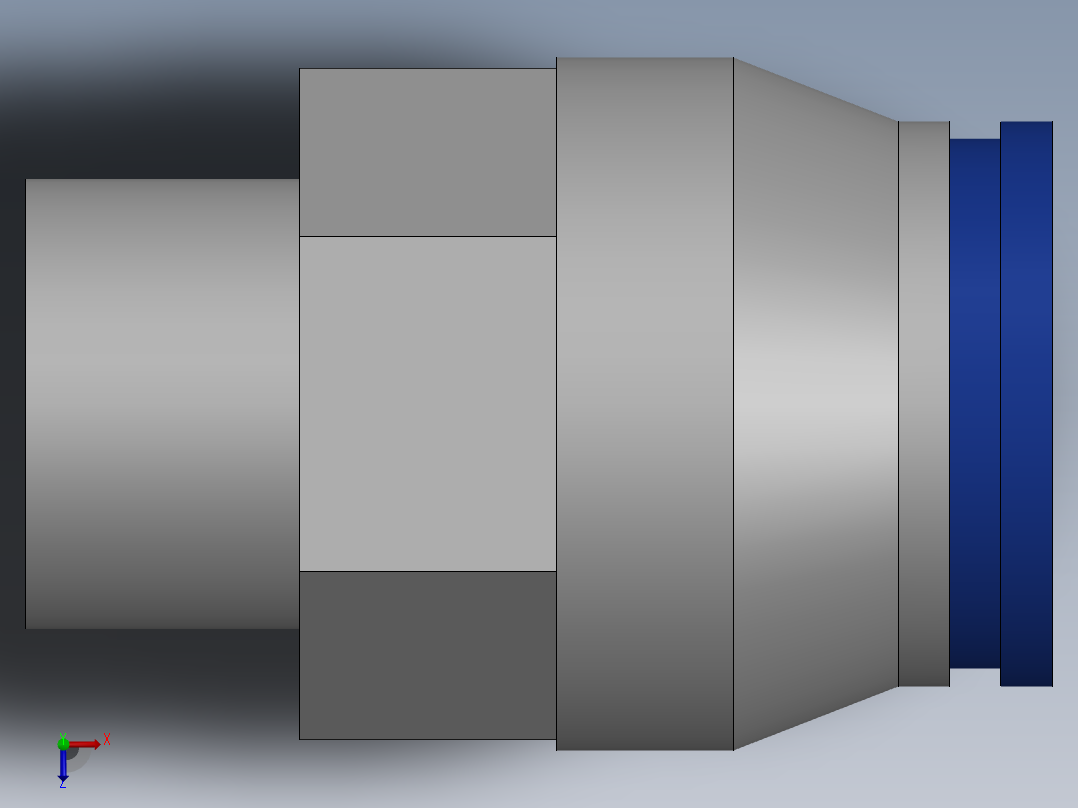 Ø10 x 1-4G - CONEXÃO RETA (C02251028)俯视图