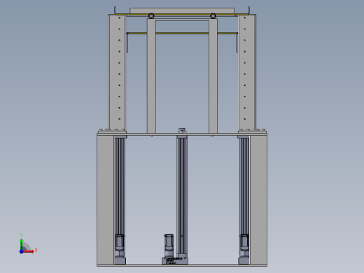 板件自动上料装 SW+CAD+001前视缩略图