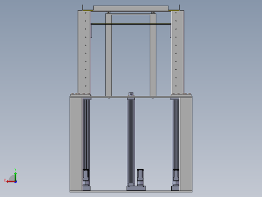 板件自动上料装 SW+CAD+001后视缩略图
