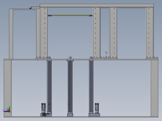 板件自动上料装 SW+CAD+001右视缩略图