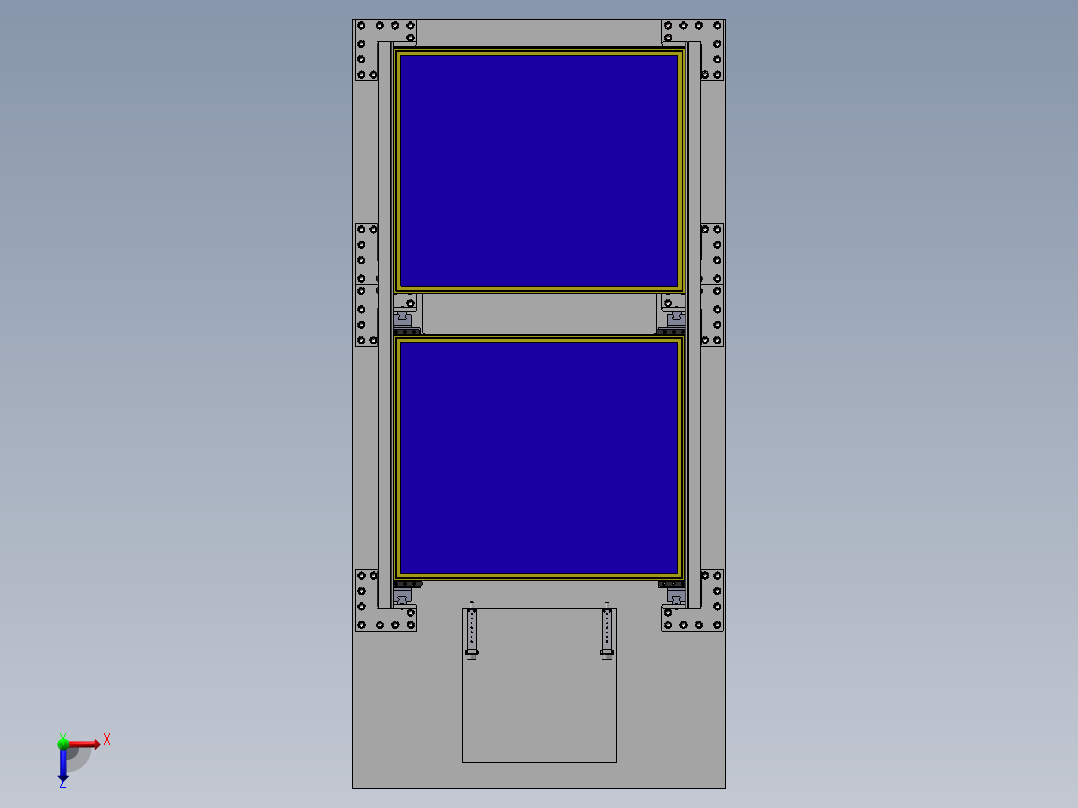 板件自动上料装 SW+CAD+001俯视图