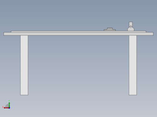 铝型材定位切割装置后视缩略图
