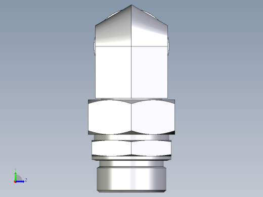 卡套式工业通用硬管接头EO_Assembled_adjustable_standpipe_elbow_EVW42LMOMD71左视缩略图