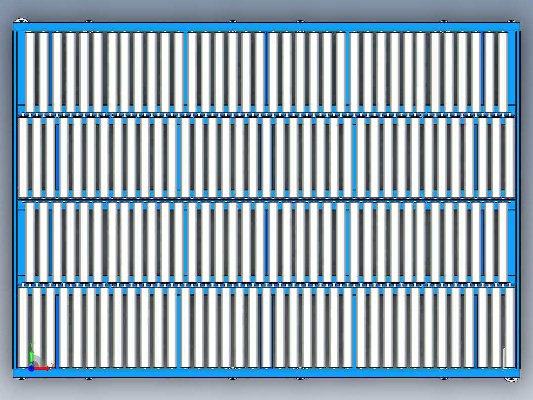 重型滚筒输送机heavy-duty-roller-conveyor-stp前视图