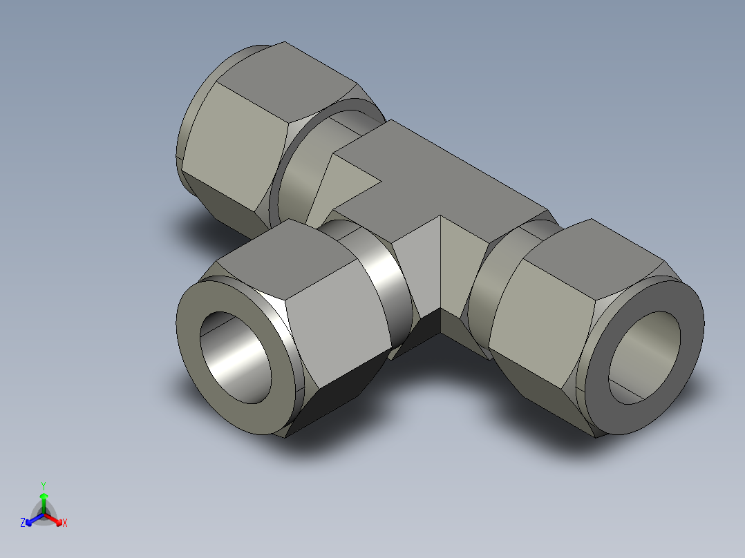 卡套式工业通用硬管接头12_jbu-s主视图
