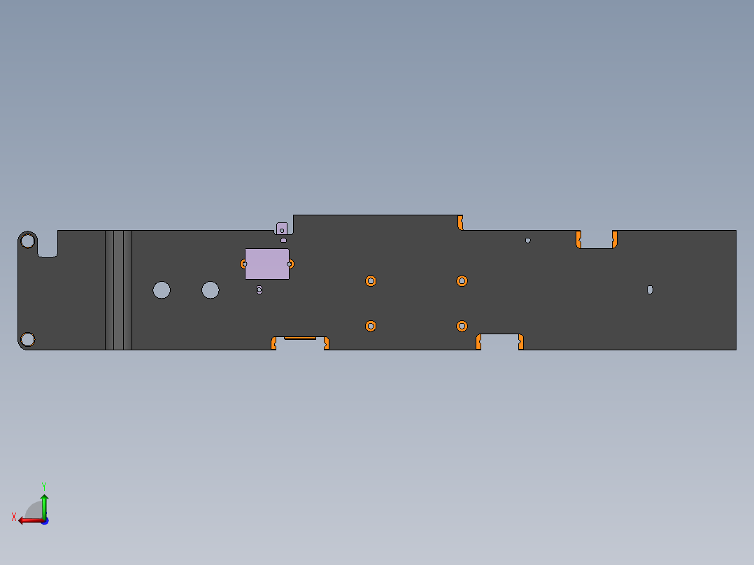 麦拉贴附治具后视图