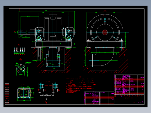SFW1600-8_1430发电机外形图