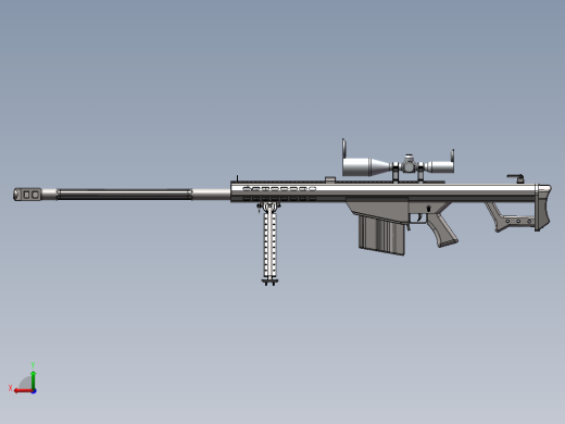巴雷特(SolidWorks)后视缩略图