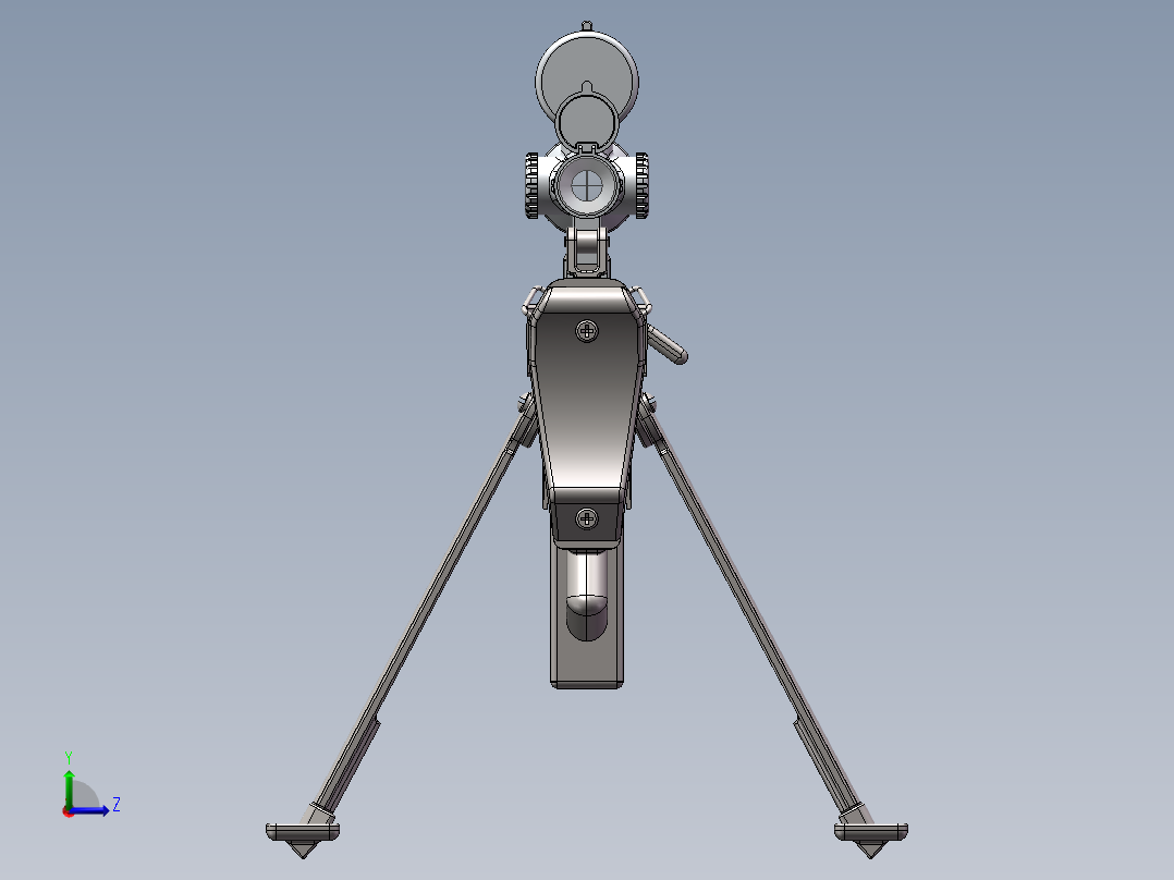 巴雷特(SolidWorks)左视图