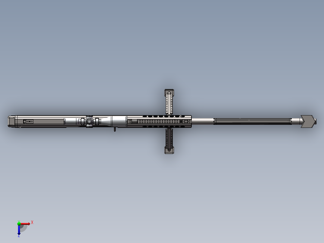 巴雷特(SolidWorks)俯视图
