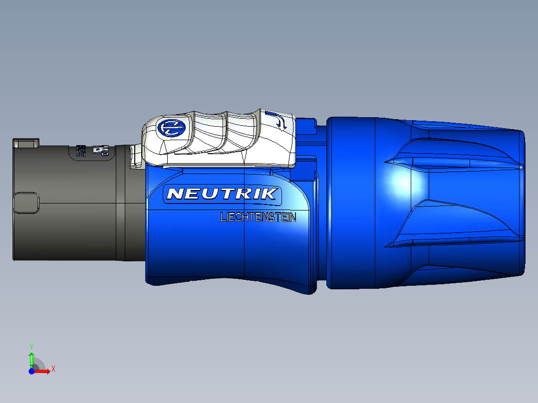 NEUTRIK powerCON NAC3MPXXA-WOT2前视图