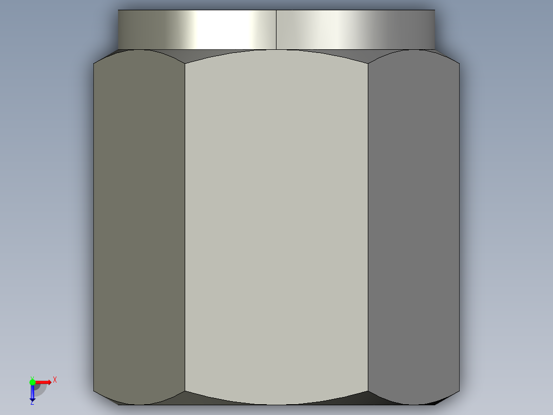 卡套式工业通用硬管接头4_bu-s俯视图