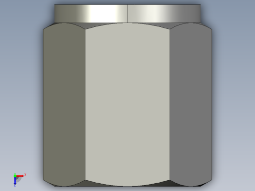 卡套式工业通用硬管接头4_bu-s俯视缩略图