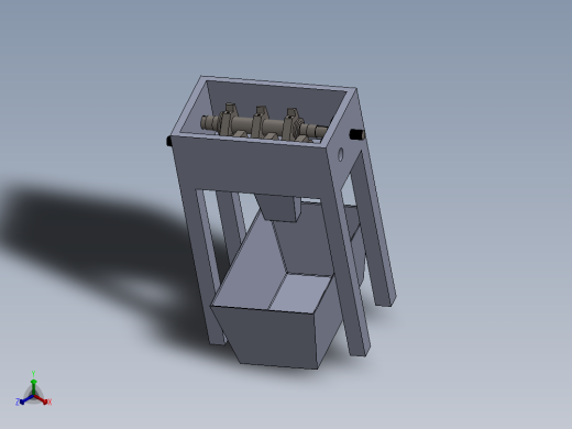 破碎机正等轴测缩略图