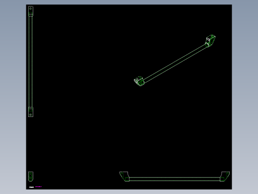 取手(鋁合金)RP-2D多系列多零件图纸模型