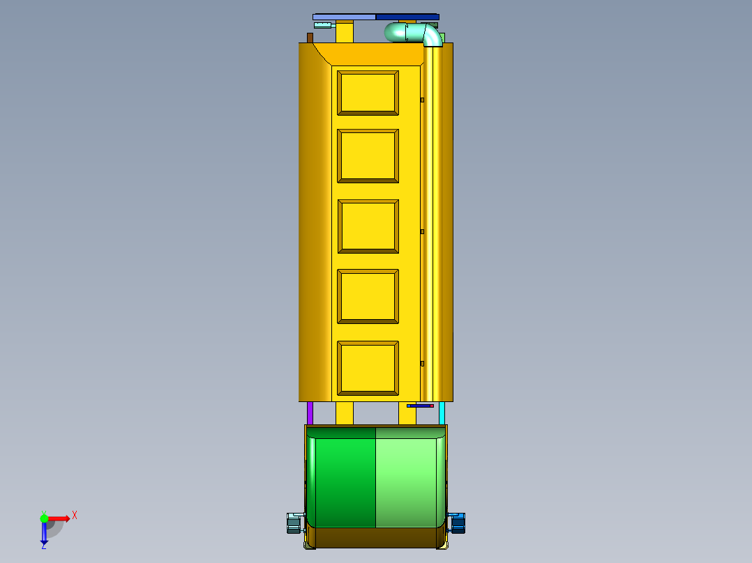 进口牵引车依维柯STRALIS俯视图