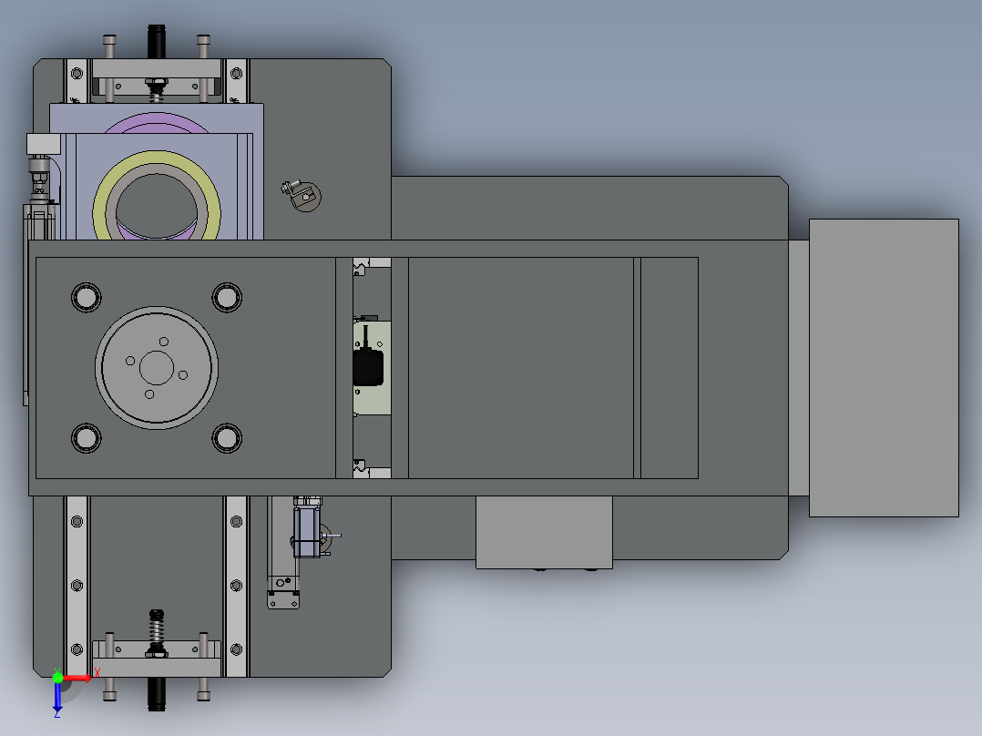 电机定子压装机sw20俯视图