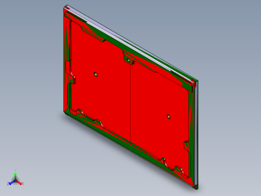 笔记本C壳全粗铣内腔程序模型