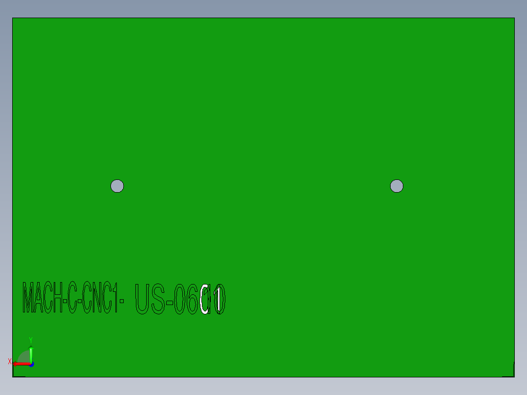 笔记本C壳全粗铣内腔程序模型后视图