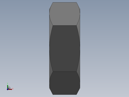 螺母M20x1_5前视缩略图