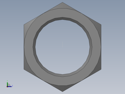 螺母M20x1_5左视缩略图