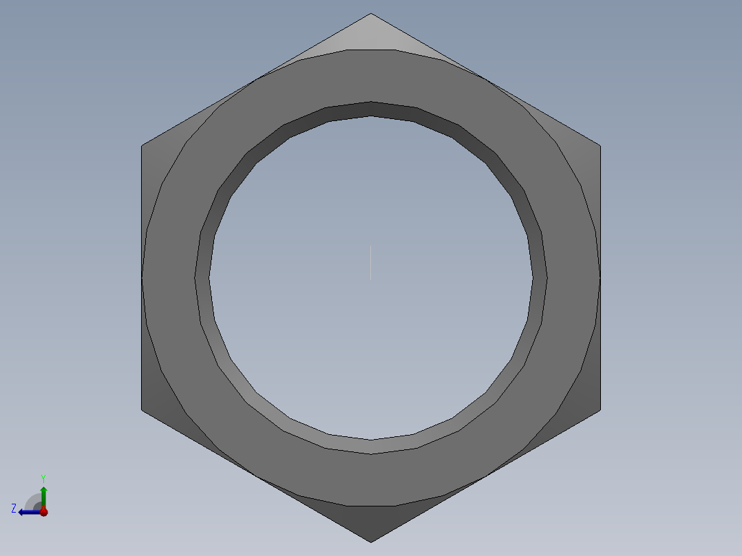螺母M20x1_5右视图