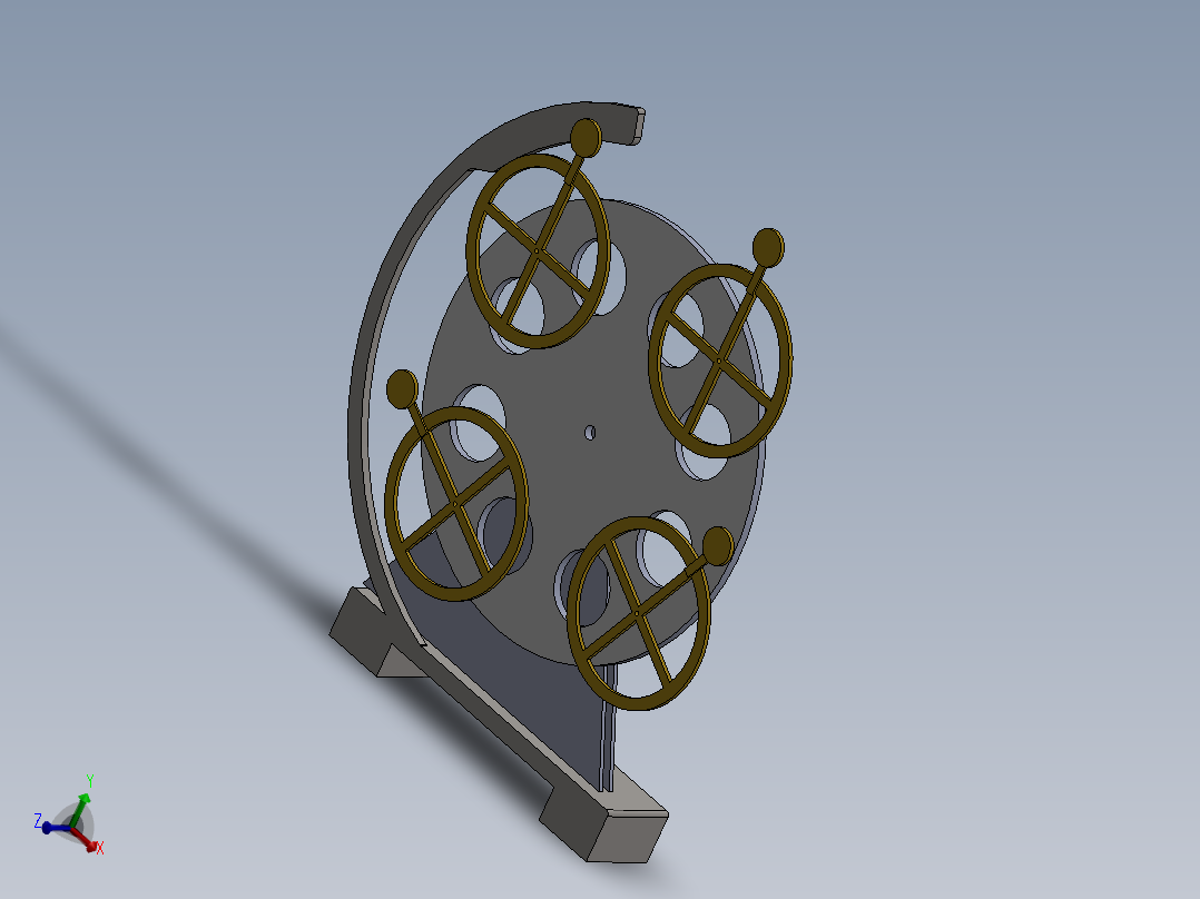 永动机(4)主视图