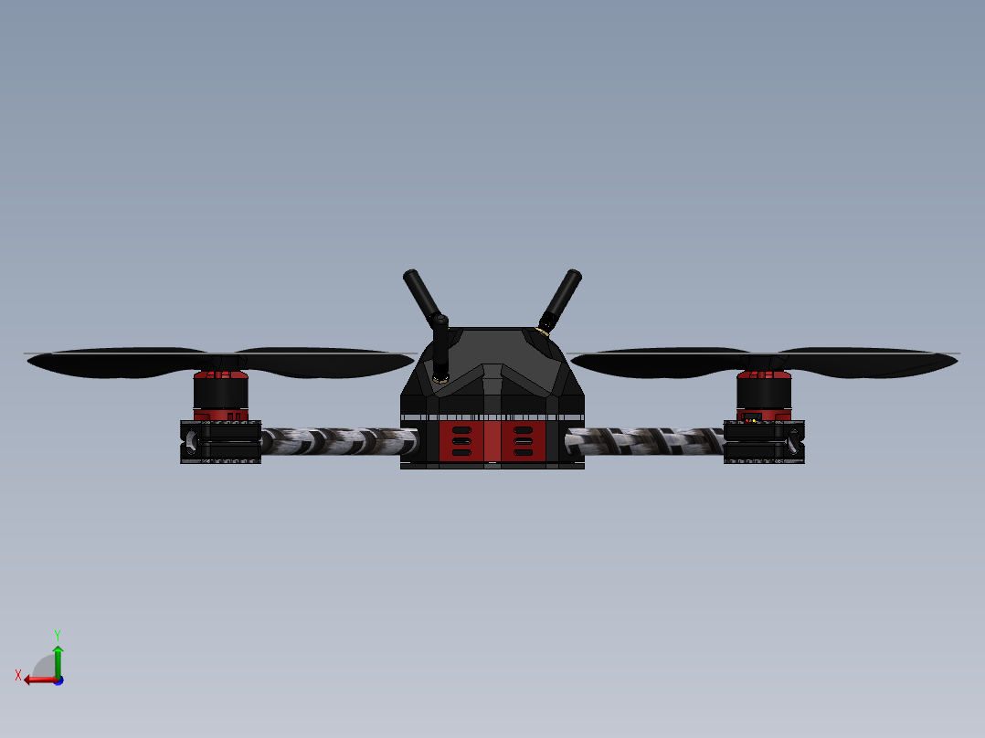 A3003297-Bony x4 无人机后视图