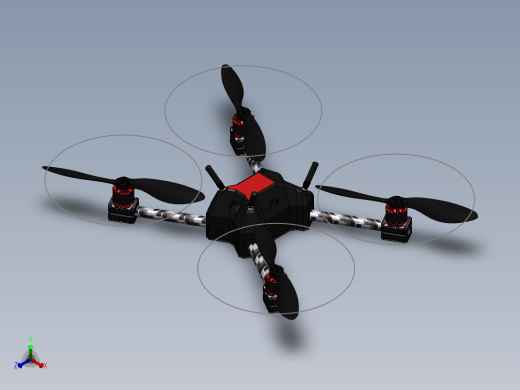 A3003297-Bony x4 无人机正等轴测缩略图